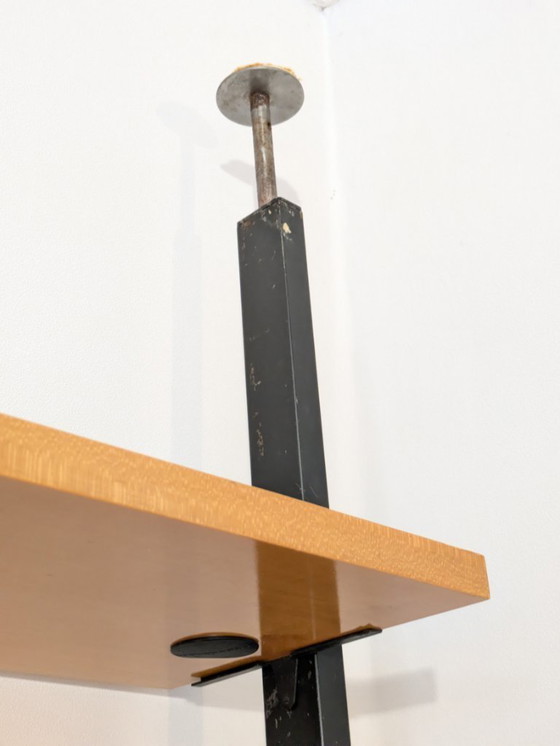 Image 1 of Modular floor/ceiling shelving unit by Wohnbedarf, Switzerland, 1960