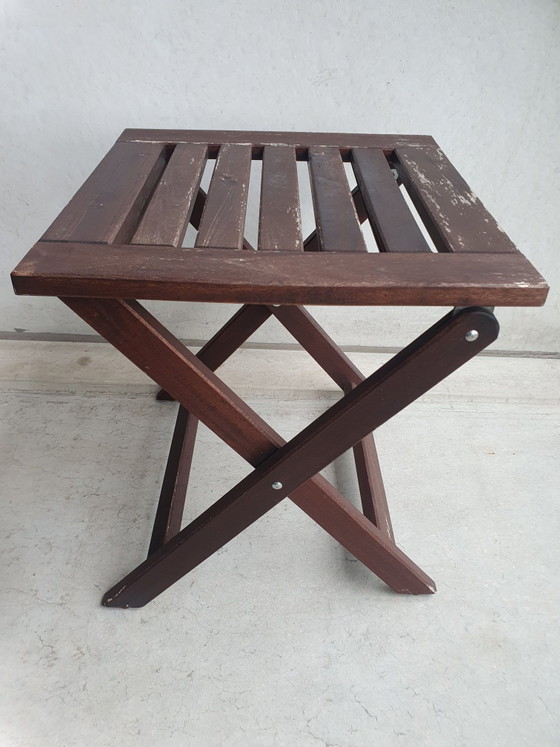 Äpplarö (Ikea) bijzettafel, 43 x 40 x 40 cm – Metaal, Hout (photo 3 of 6)