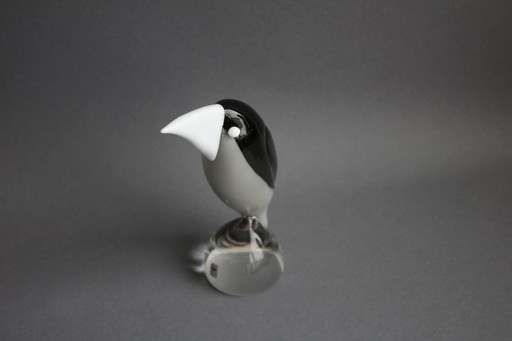 Scultura in vetro di Murano "Holzheber" (Biscottiere), vetreria Gral, Germania, di Livio Seguso