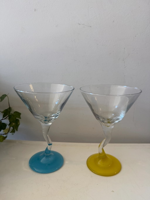 Libbey Watusi Martini glasses
