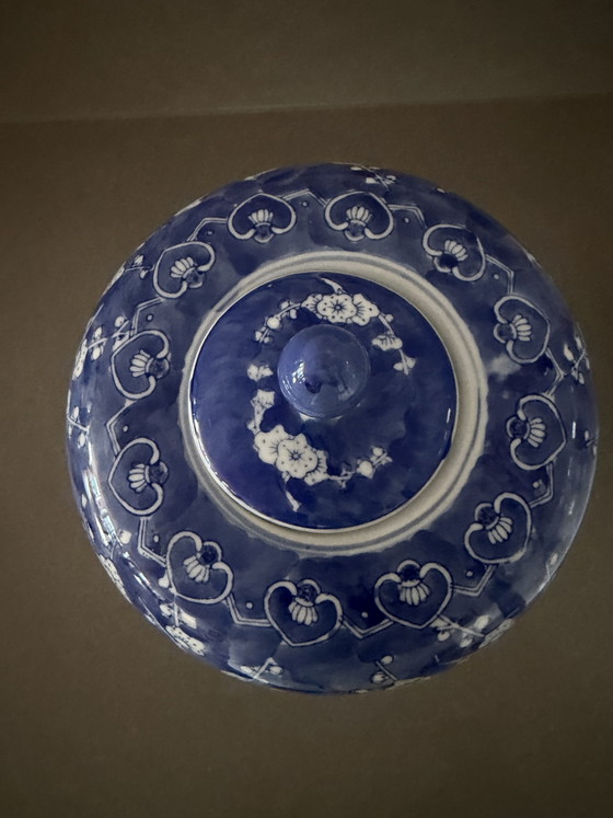 Vaso con Coperchio in Porcellana Blu e Bianco / Vaso da Zenzero – Vasi, Porcelain (photo 3 of 6)