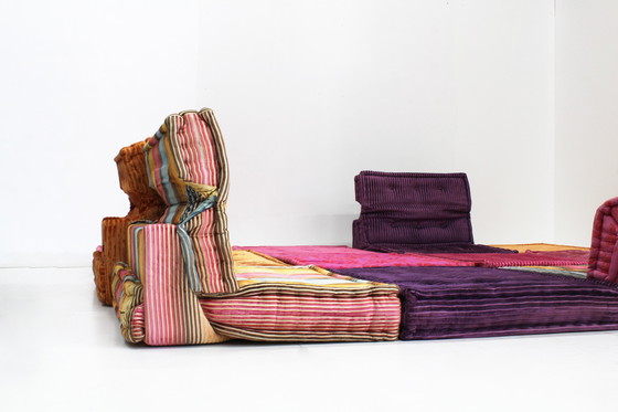 Image 1 of Roche Bobois Mah Jong Modular Sofa Missoni Stoff Hans Hopfer, Satz von 18
