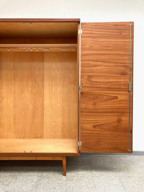 Image 1 of Mid-century vintage teak kleerkast/wandkast 1960's