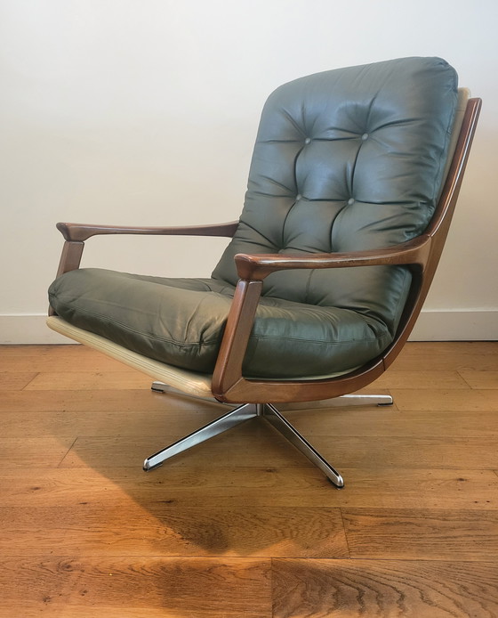 Image 1 of Vintage Eugen Schmidt Swivel Chair for Soloform 1960