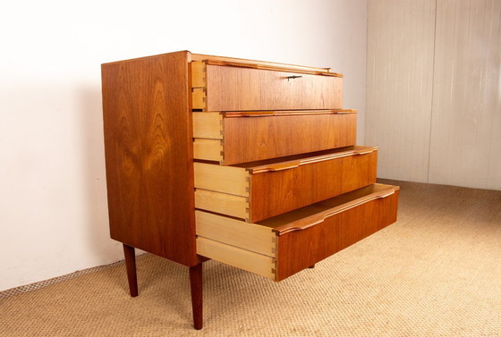 Image 1 of Cassettiera danese a 4 cassetti in teak di Henning Jørgensen per Fredericia Furniture 1960.