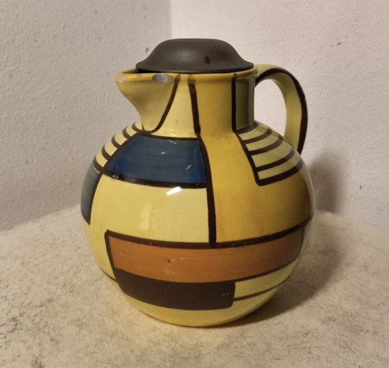 Teiera Eva Zeisel Schramberg Mondriaan Art Déco Bauhaus design Modello 73 – Oggetti decorativi, Ceramica (photo 2 of 10)
