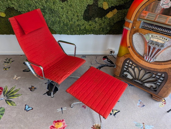 Vitra EA 124 + EA 125 Lounge | Charles & Ray Eames – Verstellbarer relaxsessel, Aluminium (photo 5 of 14)
