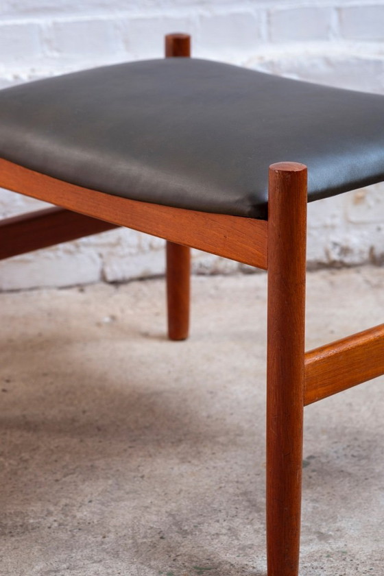 Image 1 of Hugo Frandsen Ottoman van Spøttrup, Denemarken uit de jaren 60