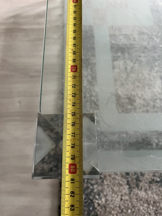 Image 1 of Barcelona glass coffee table