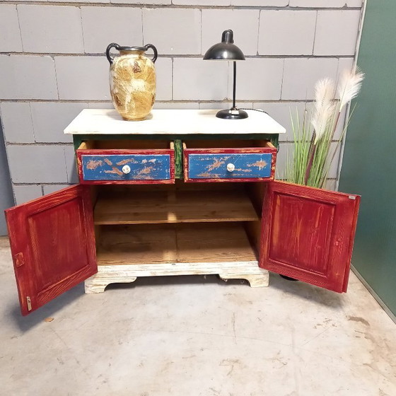 Image 1 of Vintage meidenkast in Boho-stijl