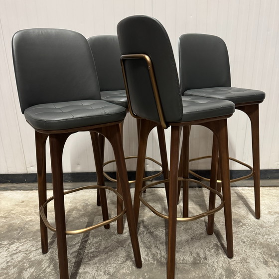 Image 1 of Stellar Works Utility Bar Chair SH760 bar stool (set of 4)