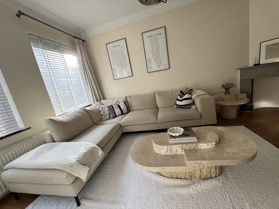 Image 1 of Tavolo da salotto vintage in pietra di Mactan