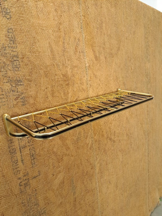 Image 1 of Porte-manteau des années 1950, noir et or, n° 21