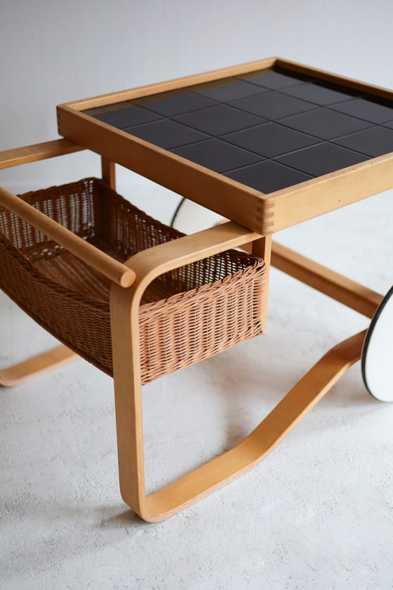 Image 1 of Alvar Aalto Teewagen/Barwagen Modell 900 1950er Jahre