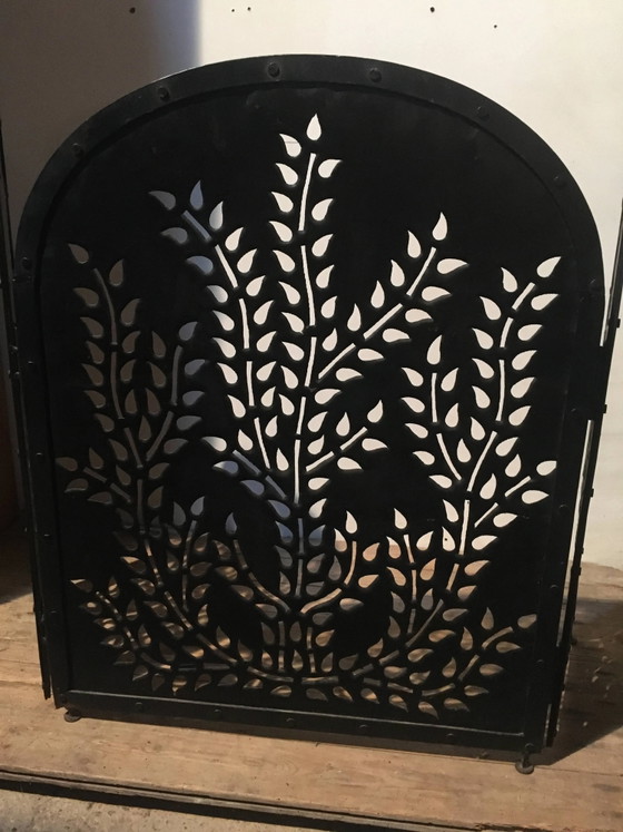 Parascintille in metallo battuto e tagliato – Oggetti decorativi, Iron, Vintage (photo 17 of 17)