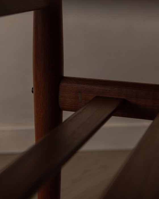 Image 1 of Deense teak salontafel van Grete Jalk met lattenrek, jaren 60