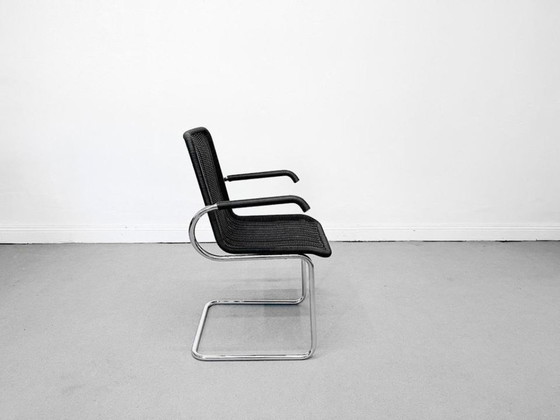 1/2 Tecta D41 Chair Wicker black Bauhaus – Armchairs, Chrome (photo 3 of 12)