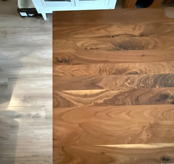Image 1 of Solid American walnut dining table
