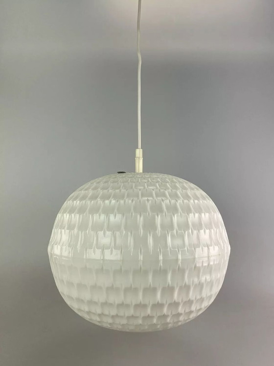Image 1 of Lampada da soffitto a nido d'ape in plastica Erco anni '60-'70, design spaziale