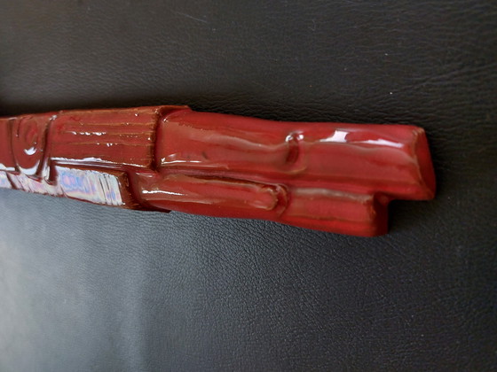 Image 1 of Sanchez Belgium ceramic vintage crucifix