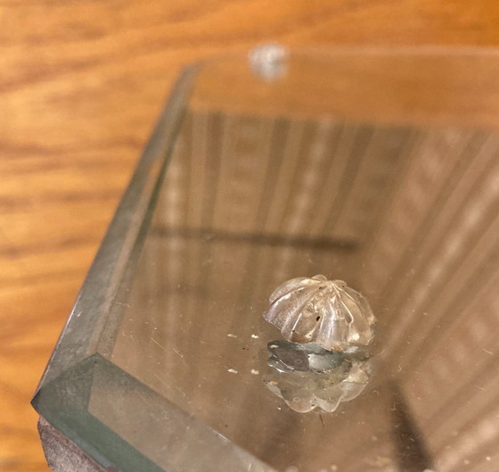 Image 1 of Appendiabiti e specchio in stile Art Déco /// designer: Janos Diosy