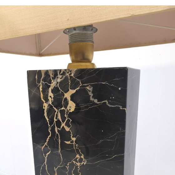 Image 1 of Set aus 2 wunderschönen schweren Marmorlampen aus den 1960er Jahren.