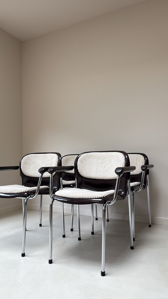 Image 1 of Four vintage bucket chairs SM400K from Drabert designed by Gerd Lange
