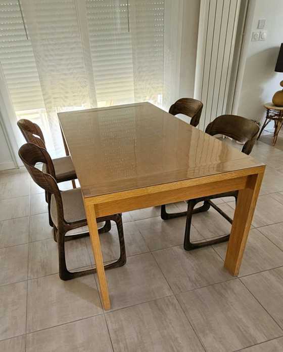 Image 1 of Satz von 4 Baumann „Schlittenstühlen“ aus Bugholz