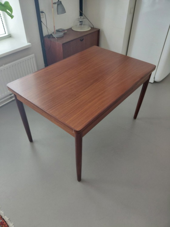 Image 1 of Vintage wooden extendable table