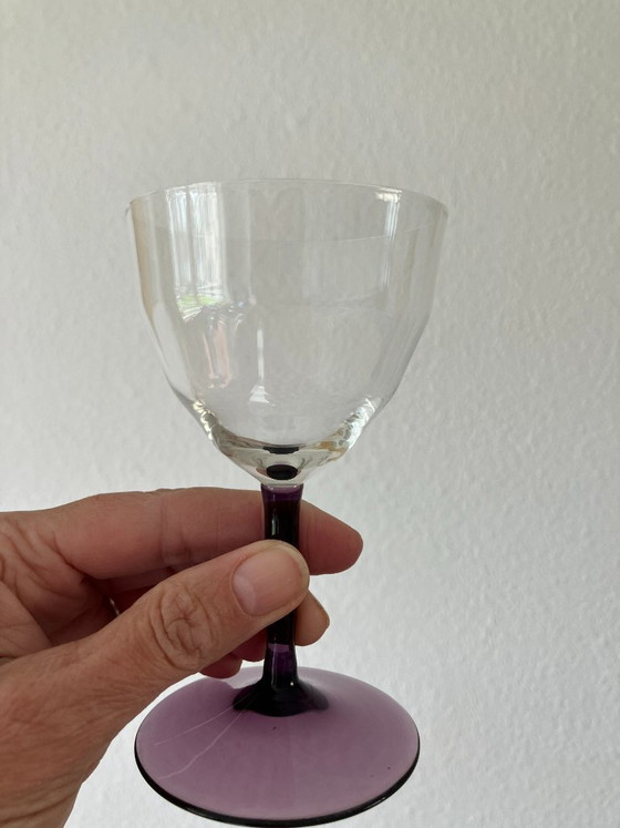 Image 1 of Serie de copas Kristalunie Maastricht, diseño de W.J. Rozendaal