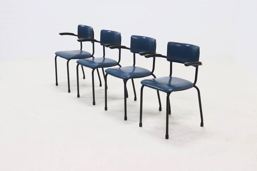 4 x Chaises de salle à manger Ahrend de Cirkel