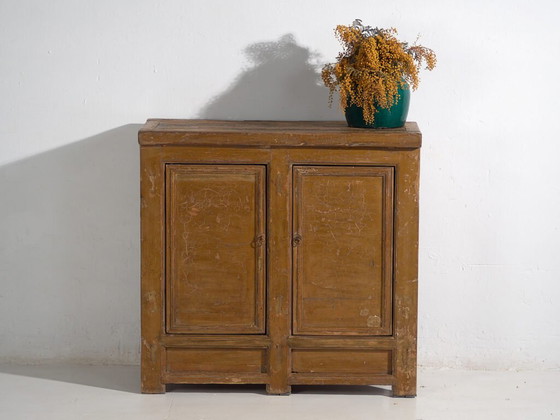 Mobile antico con patina ocra (c.1900) #11 – Armadi contenitori (photo 5 of 9)