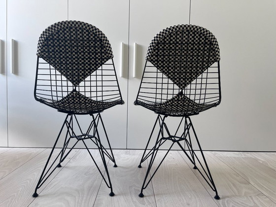 Sedia Vitra Eames Wire DKR-2 (set da 2) – Sedie da pranzo, Textile (photo 3 of 12)