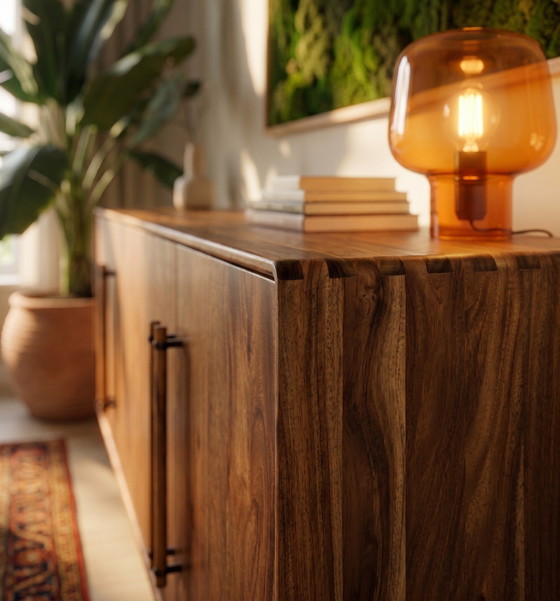 Credenza Japandi di Lusso | 198 Cm – wabi sabi, Credenze, Wood (photo 3 of 7)