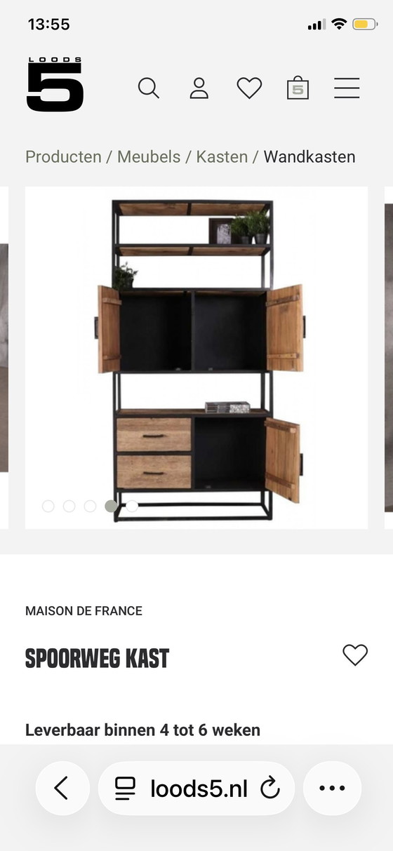 Image 1 of Armario ferroviario robusto: diseño industrial único | Loods5