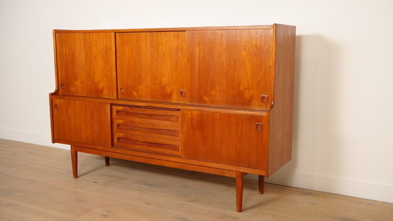 Image 1 of Vintage highboard | Johannes Andersen | Deens design | Teak