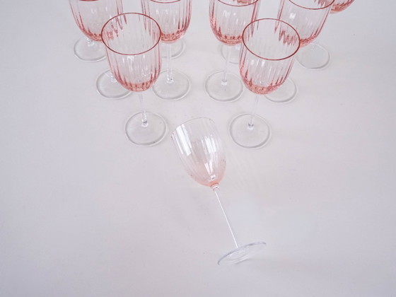 Image 1 of Set di bicchieri da vino, design francese, anni '70, prodotto in Francia
