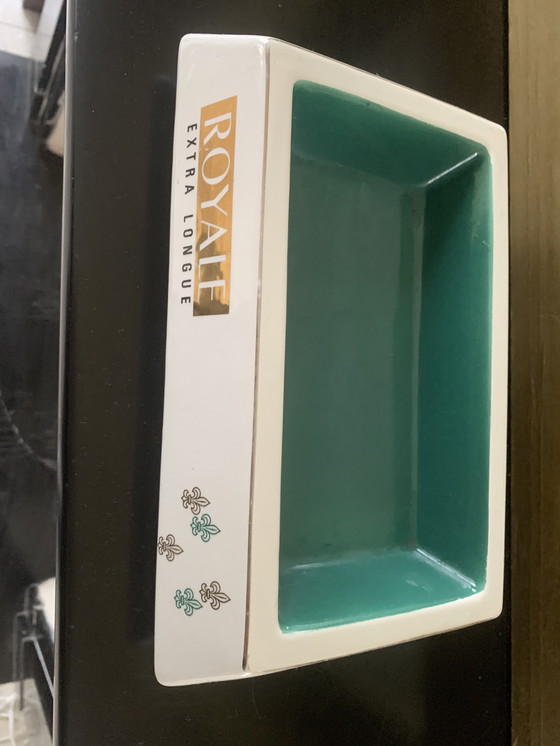 Image 1 of Cendrier Vintage Royale Extra Longue céramique Longchamp 