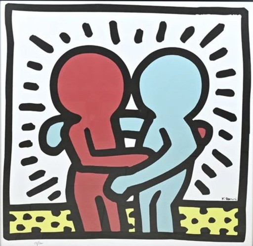 Keith Haring "Buddy's" 90x90 cm