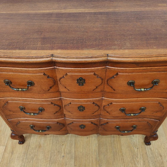 Image 1 of Vintage Queen Ann ladekast commode dressoir badkamermeubel