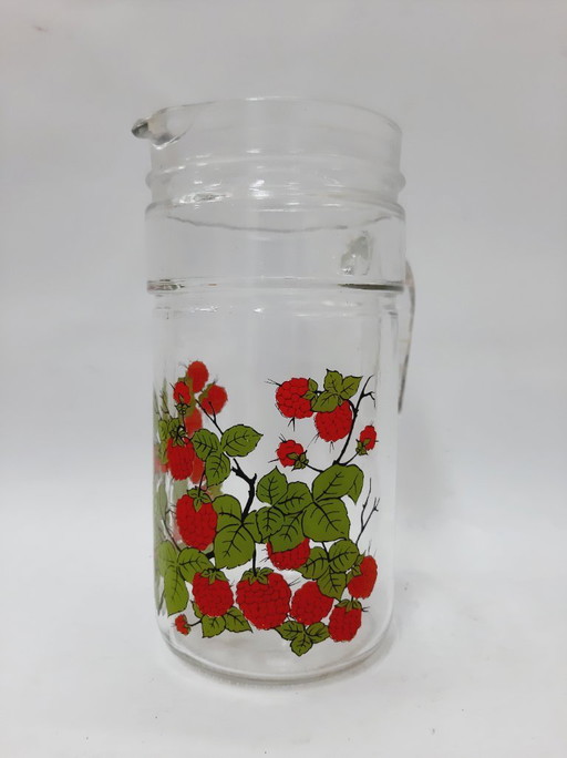 Brocca in vetro d'epoca