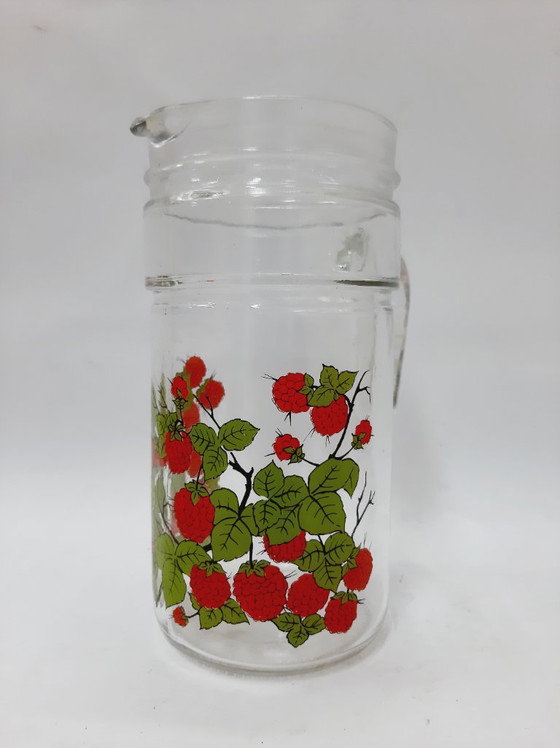 Image 1 of Vintage glass ewer, pitcher