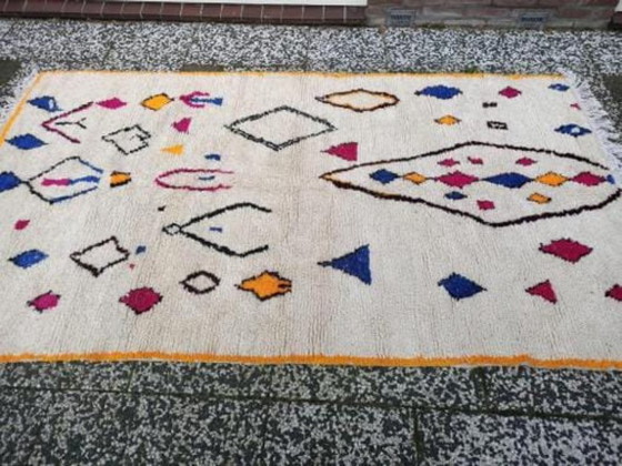 Image 1 of Handgeknoopt Berber tapijt wol 251x145cm