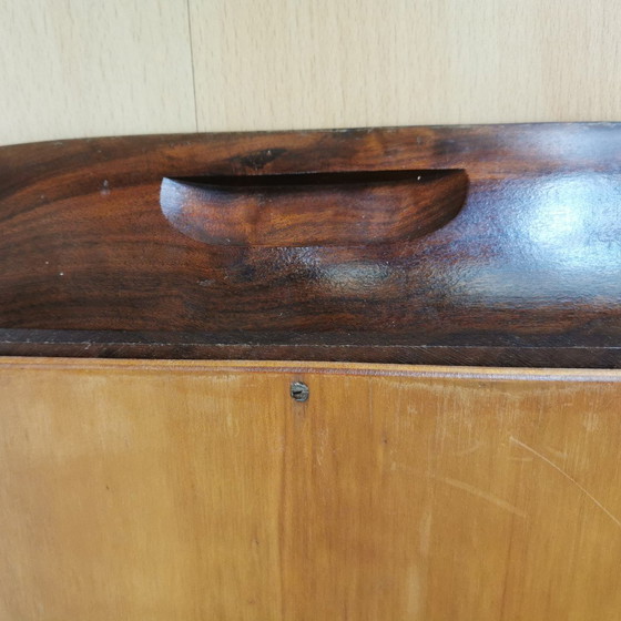 Image 1 of Vassoio antico con ali di farfalla - Art Déco