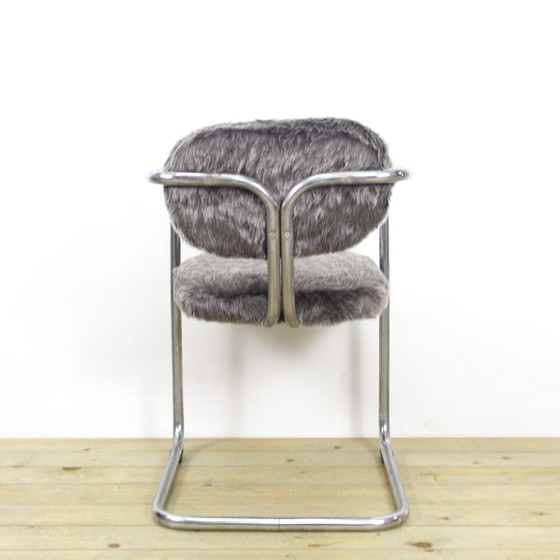 Image 1 of Chaise vintage en faux cuir, Espagne, 1970