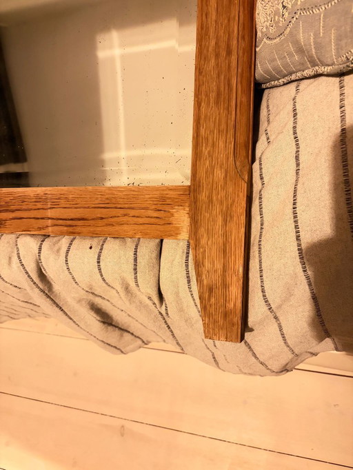 Oak mirror (wide, sleek design – horizontal)