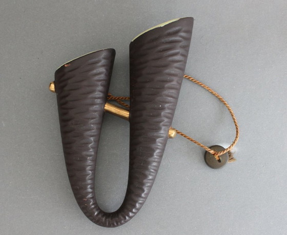 Image 1 of Unusual vintage wall vase, double vase, ceramic from the 1970s