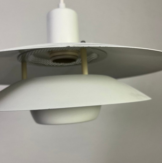 Rare vintage Danish Layered Pendant Lamp – Jeka Belysning – Aluminium (photo 11 of 11)