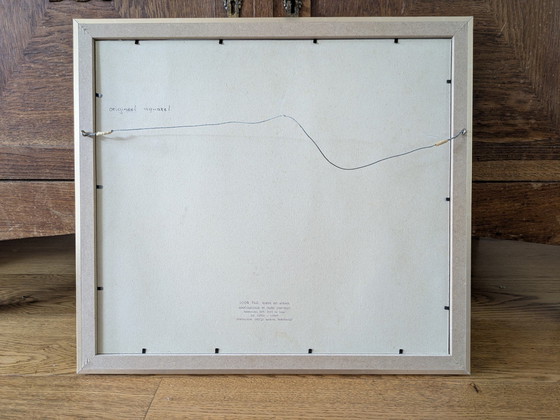 Image 1 of Aquarelle de Aad Mustert 50*45/29.5*23 cm (Art, Peinture)