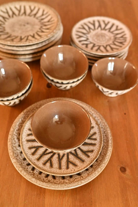 Image 1 of Hans Welling - Serie Aegina - Ceramica vintage della Germania Ovest Ceramano - Fatta a mano